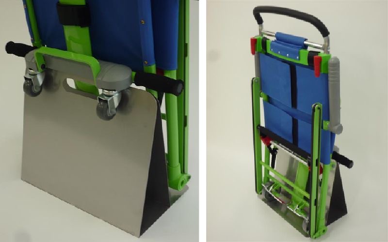 非常階段避難車 エクセルチェアー | BCP対策・防災・減災 | テクノ